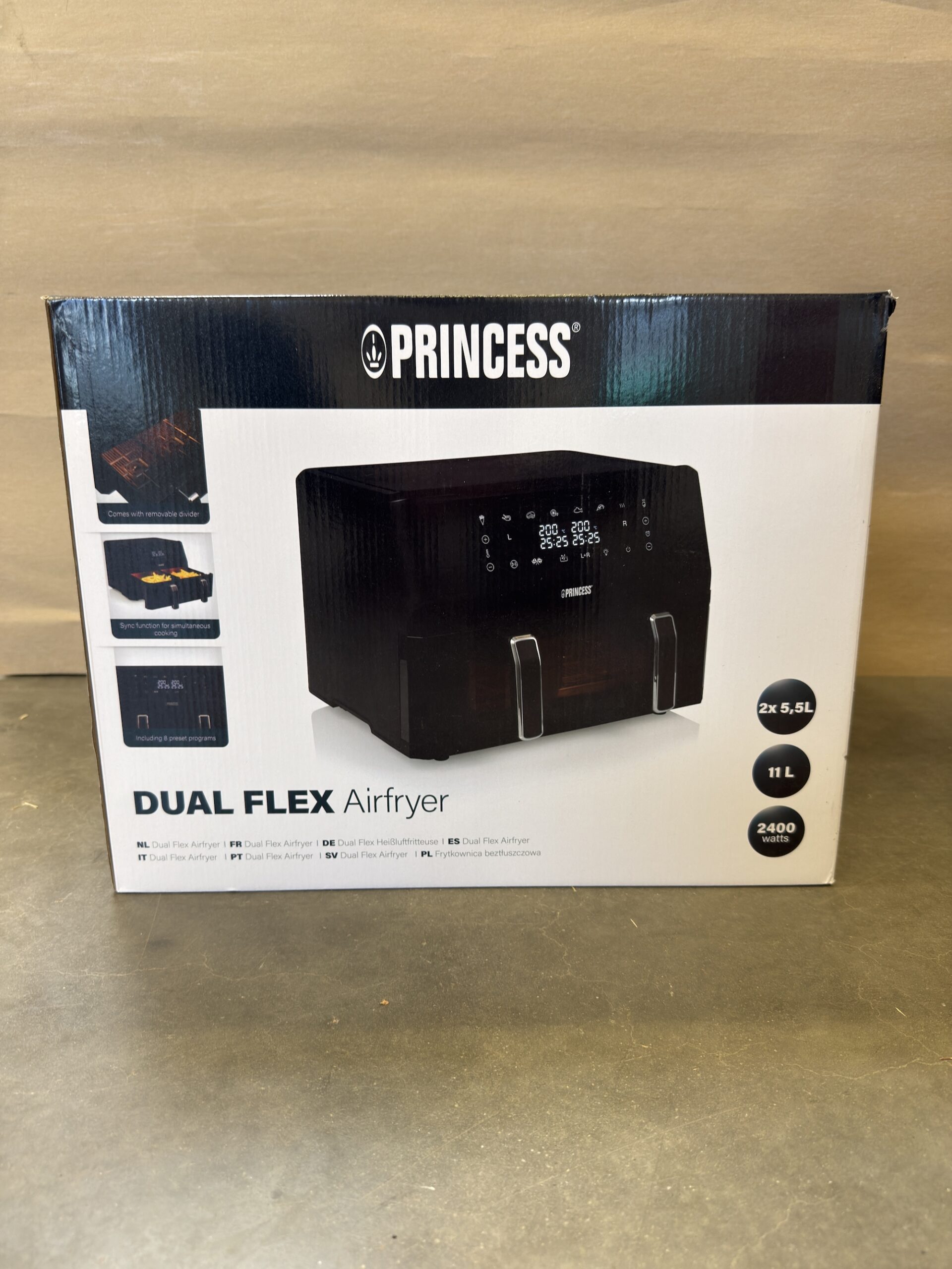 Princess Dual Flex 183040 Airfryer -kiertoilmakypsennin