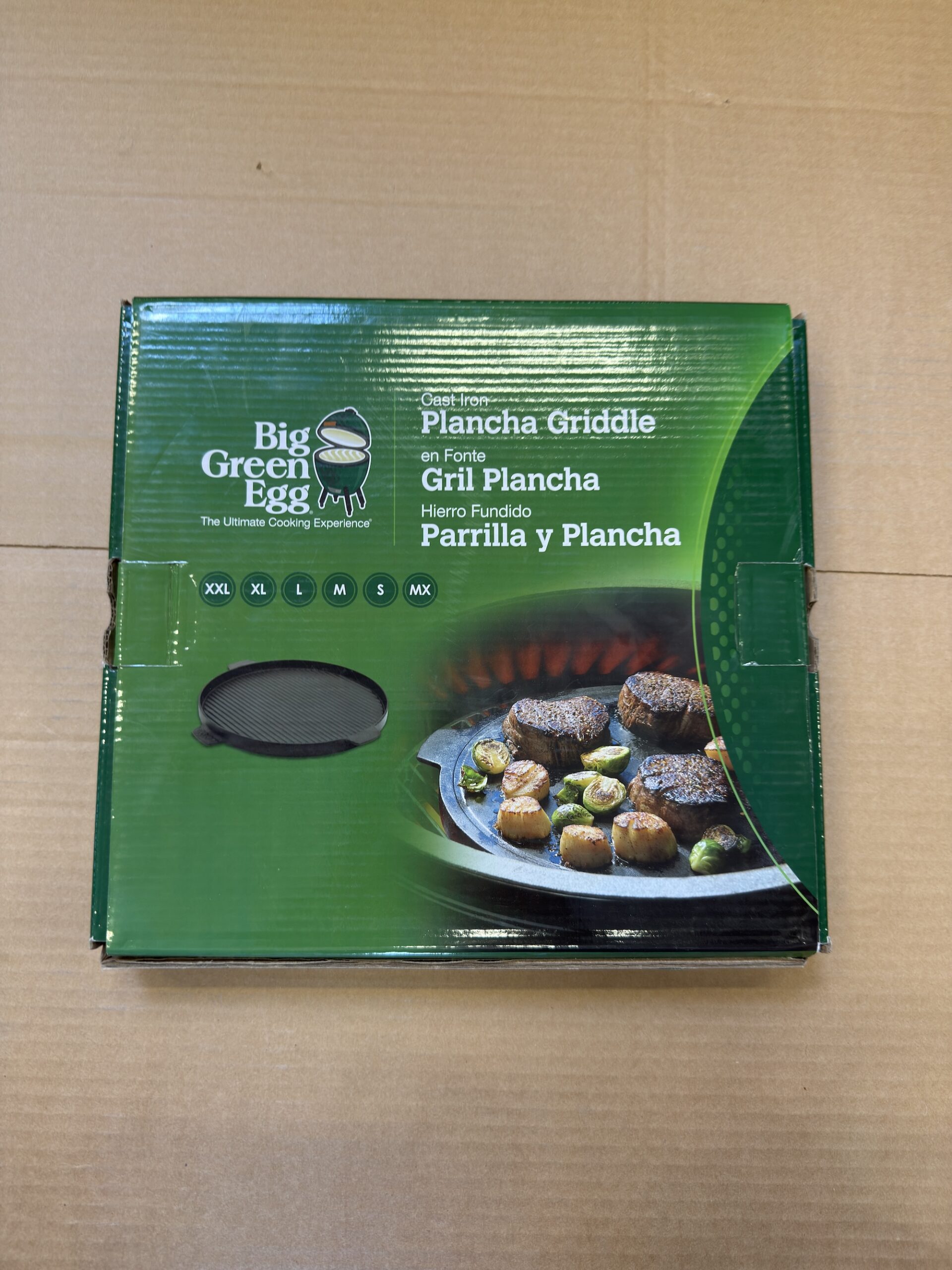 Big Green Egg Cast Iron Plancha Griddle S -paistolevy